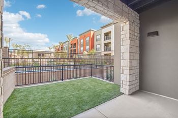 Large balcony